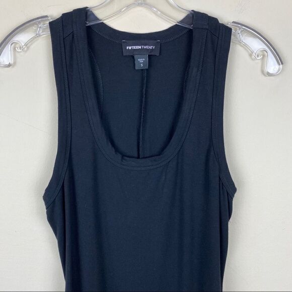 Fifteen Twenty Black Scoop Neck Mini Dress Small - Picture 5 of 7